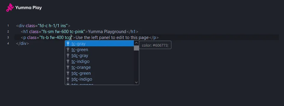 Yumma Playground - Utility Completions