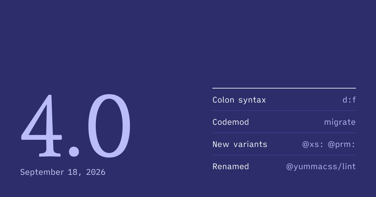 Yumma CSS 4.0